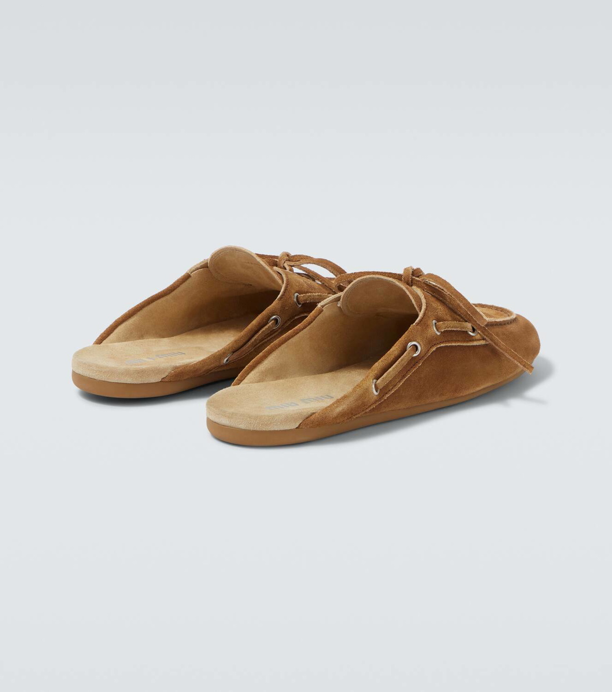 Miu Miu Suede mules