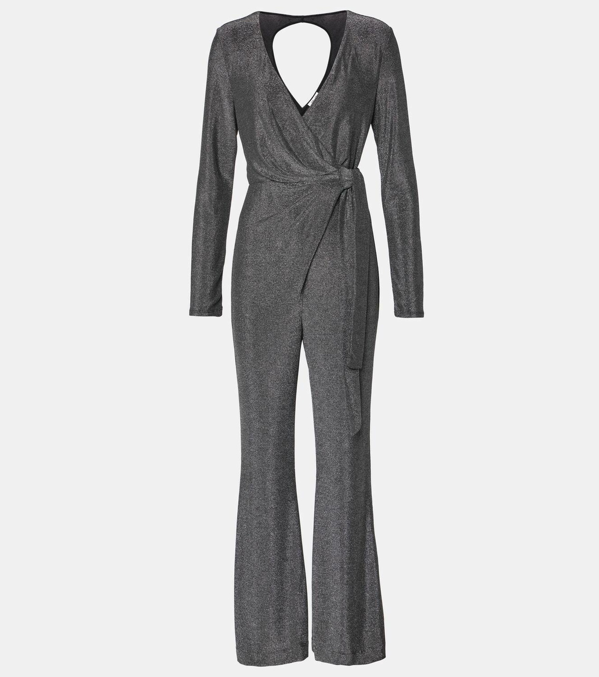 Diane von Furstenberg Cosima Two lamé jumpsuit