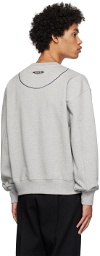 Andersson Bell Gray Embroidered Sweatshirt