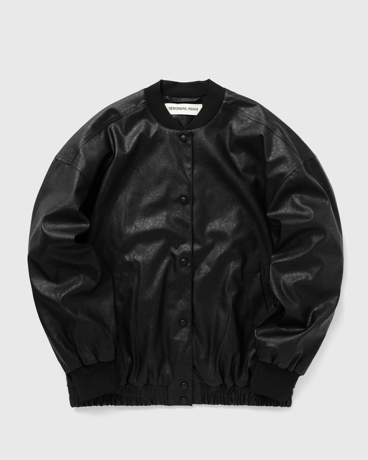 Designers, Remix Maya Bomber Black Bomber Jackets