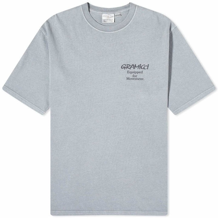 Photo: Gramicci Men's Equipped T-Shirt in Slate Pigment