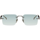 Gucci Black Frameless Rectangular Sunglasses