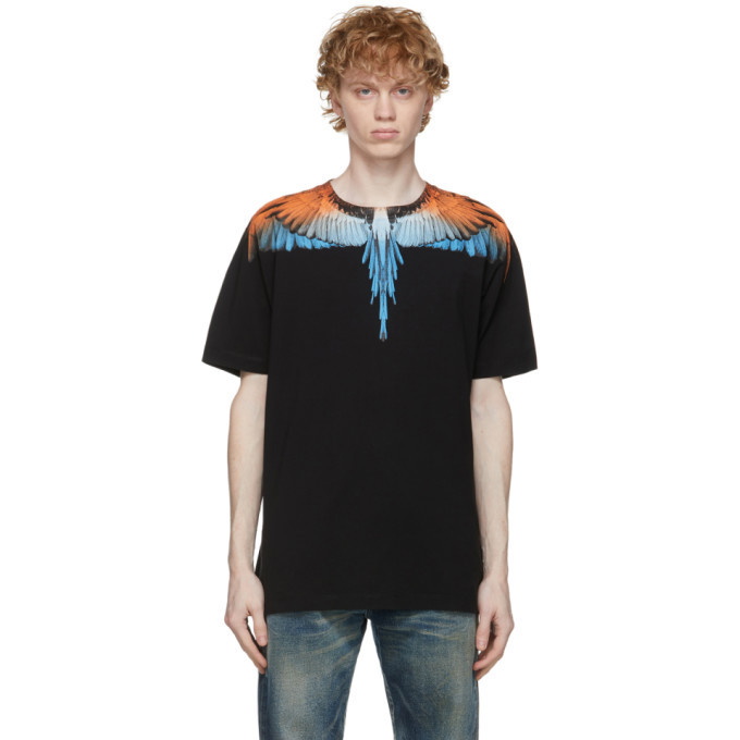 Photo: Marcelo Burlon County of Milan Black and Orange Wings T-Shirt