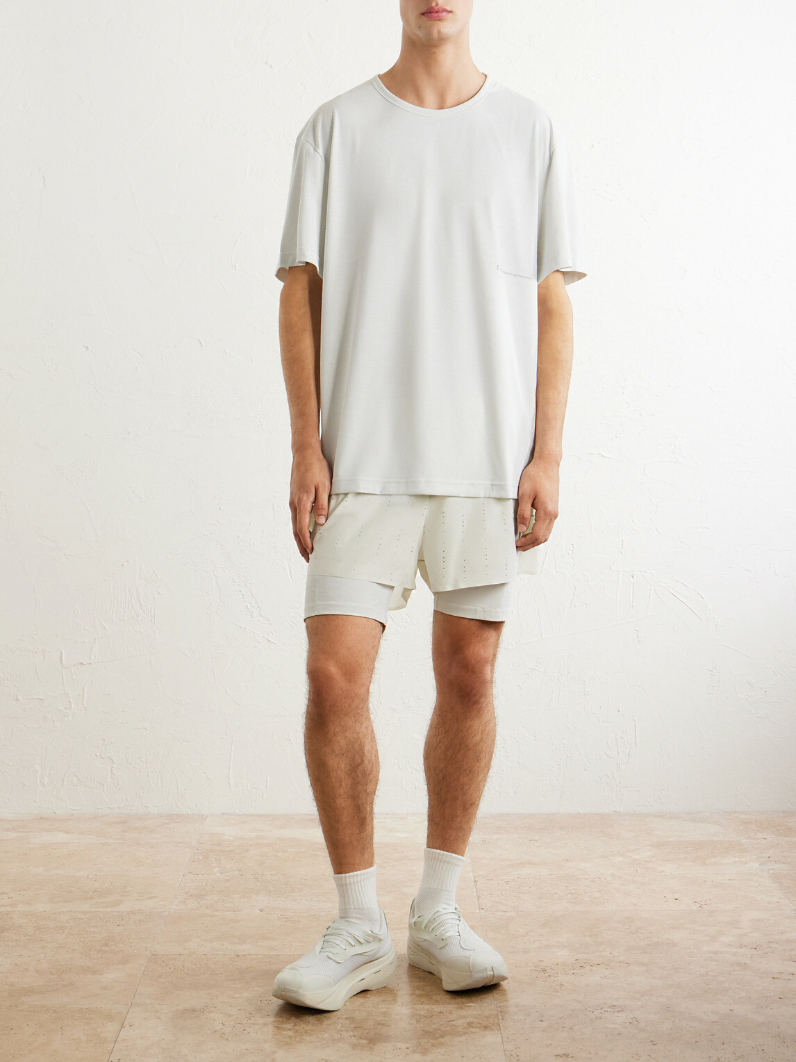 On - Post Archive Faction Running-T Jersey Top - Neutrals