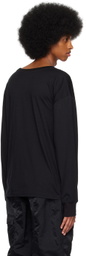 True Tribe Black Crewneck Long Sleeve T-Shirt