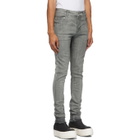 Rick Owens Drkshdw Grey Slim Tyrone Jeans
