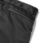 Bottega Veneta - Zip-Detailed Nylon-Gabardine Trousers - Gray