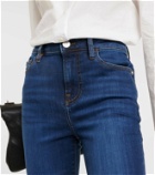 Frame Cropped mid-rise bootcut jeans