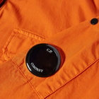 C.P. Company Undersixteen Women's Arm Lens Gabardine Shirt in Harvest Pumpkin