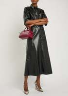 Citizens OF Humanity Cassia Leather Midi Skirt Black