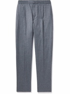 Officine Générale - Drew Tapered Pleated Wool Trousers - Gray