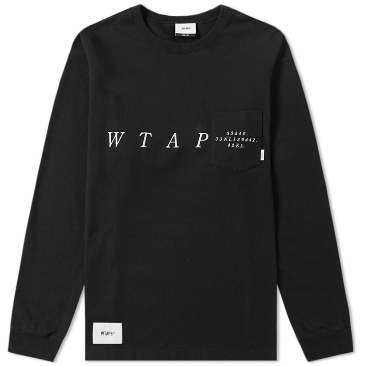 Photo: WTAPS Long Sleeve Blank System Tee Black