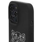 Kenzo iPhone 13 Max Tiger Silicone Case in Black