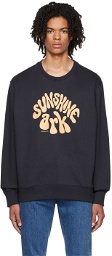 Nudie Jeans Navy Frasse 'Sunshine Ark' Sweatshirt