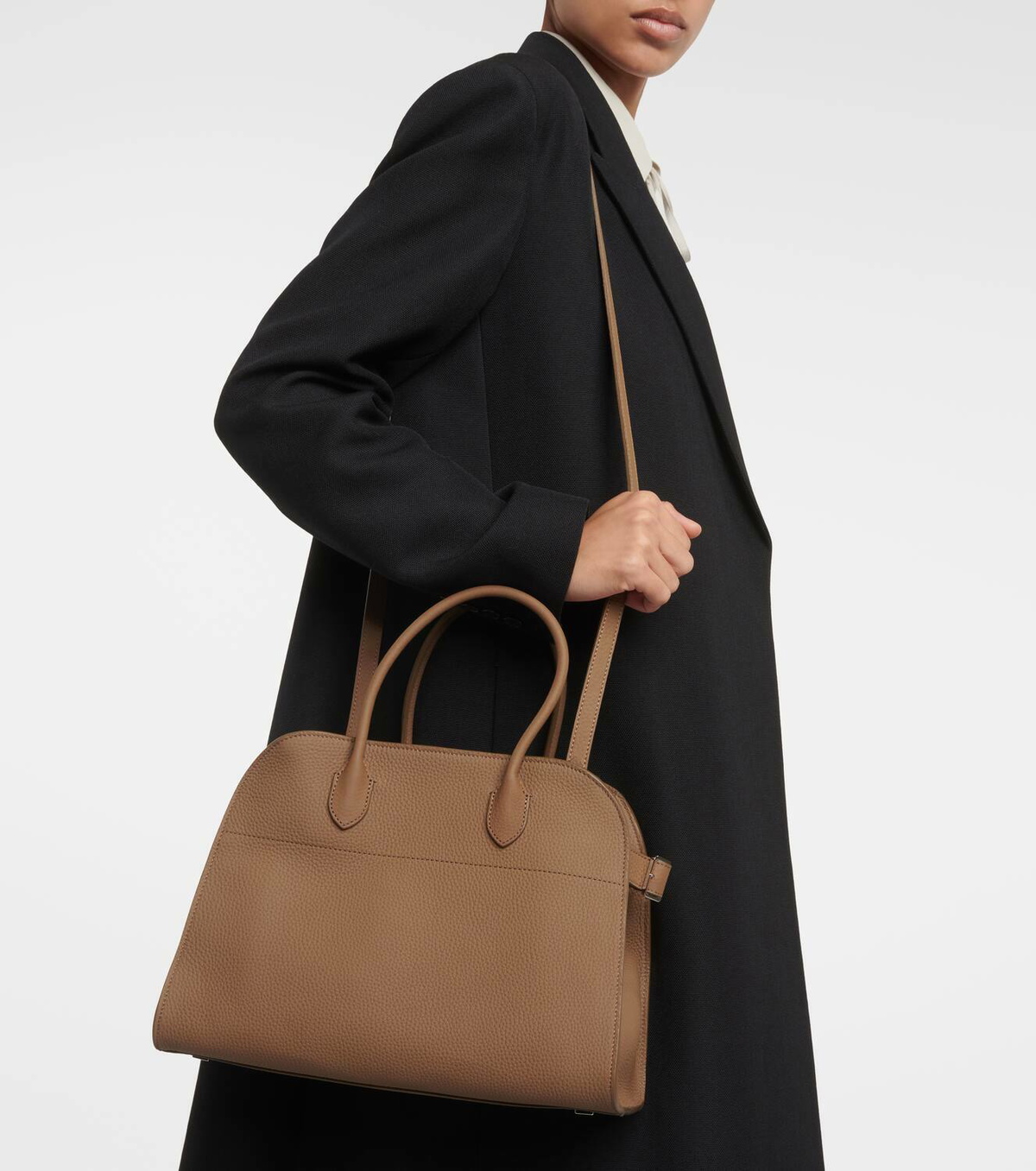 The Row Soft Margaux 12 leather tote bag The Row