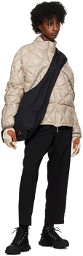 ROA Beige Quilted Down Jacket