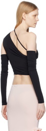 Emily Watson Black Off-Shoulder Tank Top