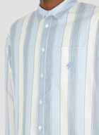 Wide Stripe Shirt in Blue