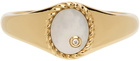 Yvonne Léon Gold & Pearl Baby Chevaliere Ring