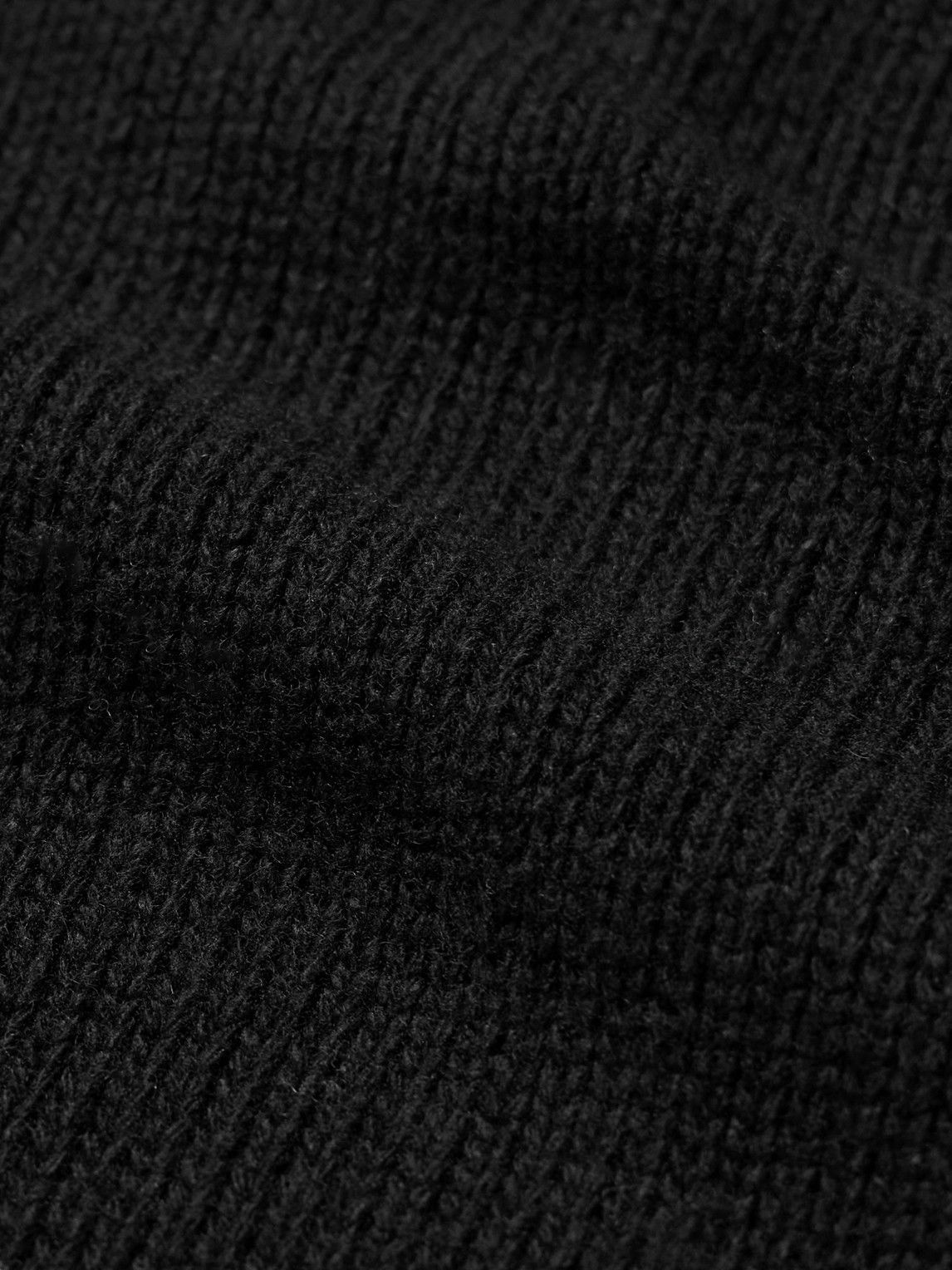 Palm Angels - Logo-Jacquard Wool-Blend Sweater - Black Palm Angels