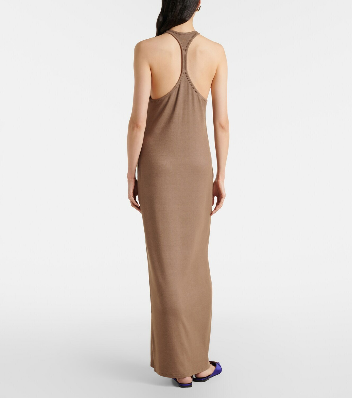 Tom Ford Racerback jersey maxi dress
