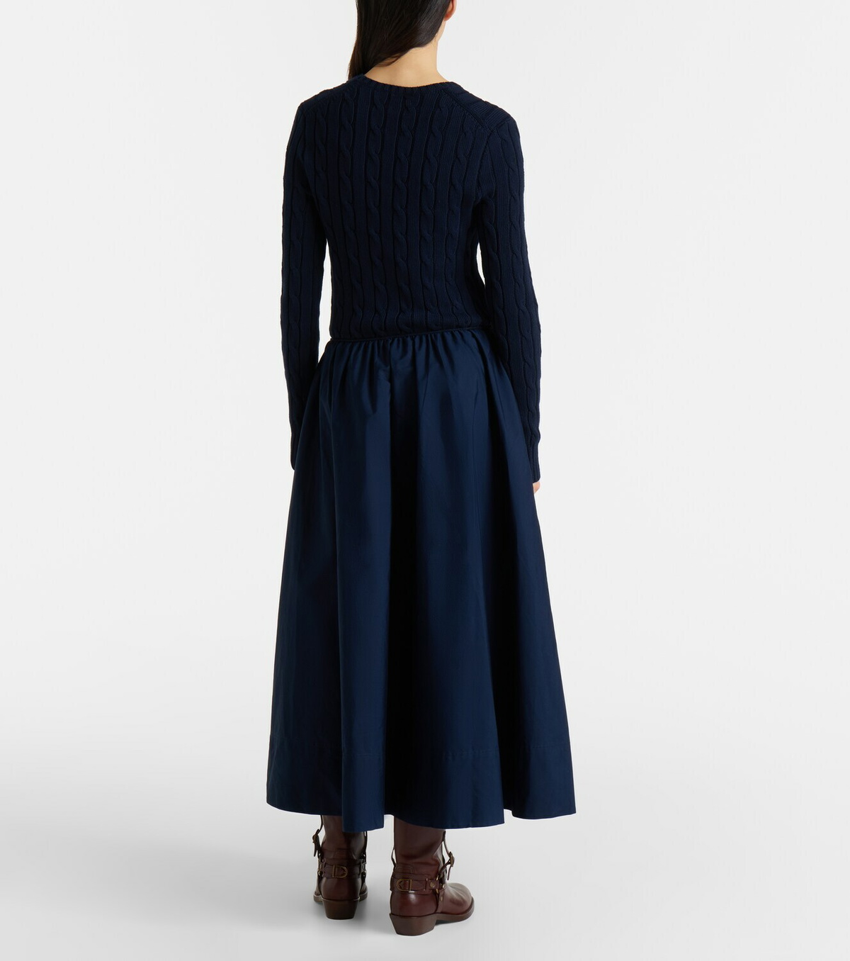 Polo Ralph Lauren Cotton-blend maxi dress