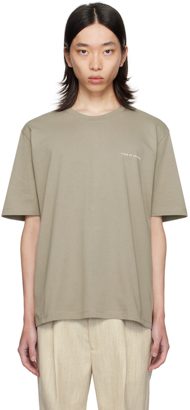 Photo: Tiger of Sweden Taupe Pro T-Shirt