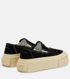 MM6 Maison Margiela - Suede platform slip-on sneakers