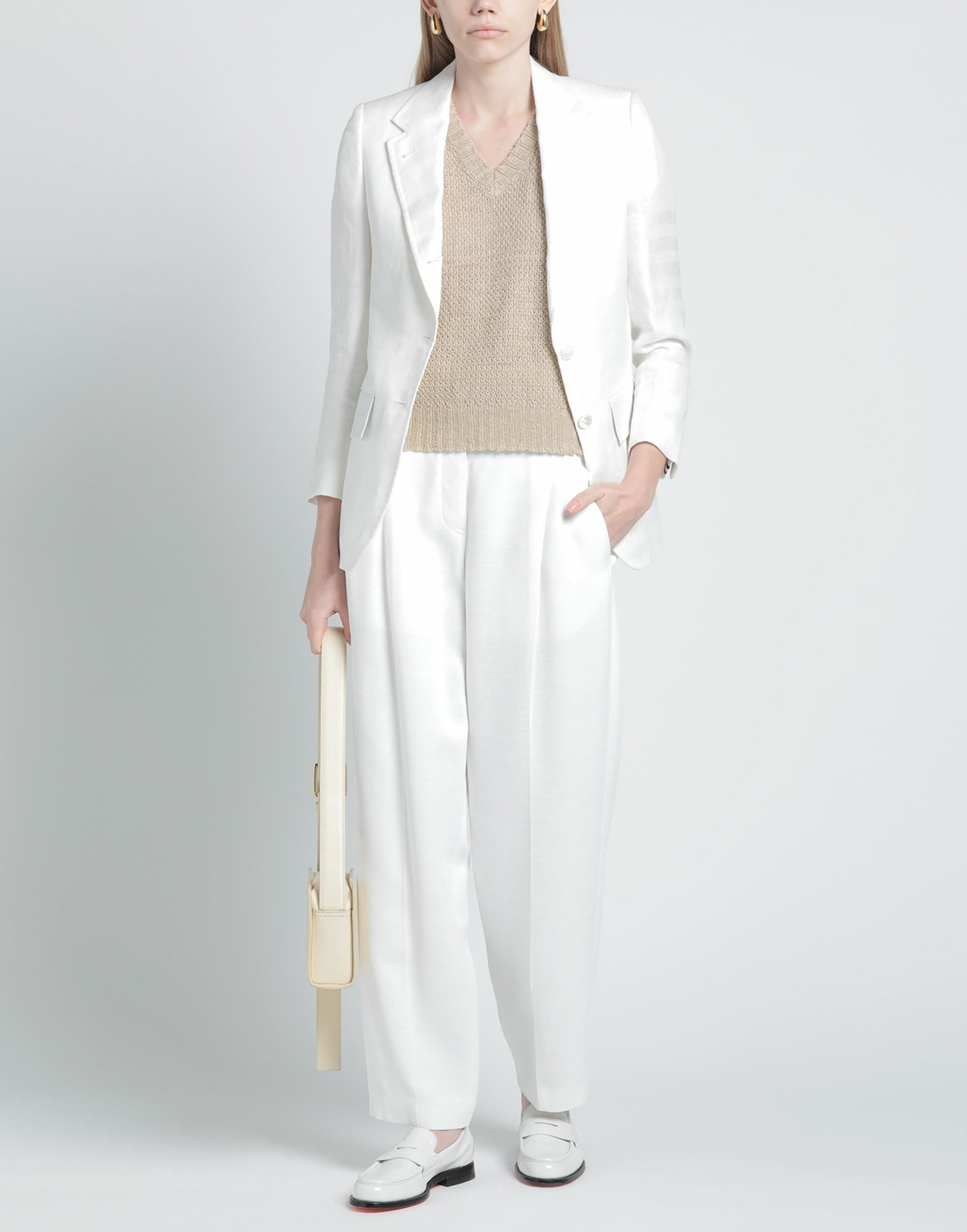 Thom Browne Womens Blazer in White