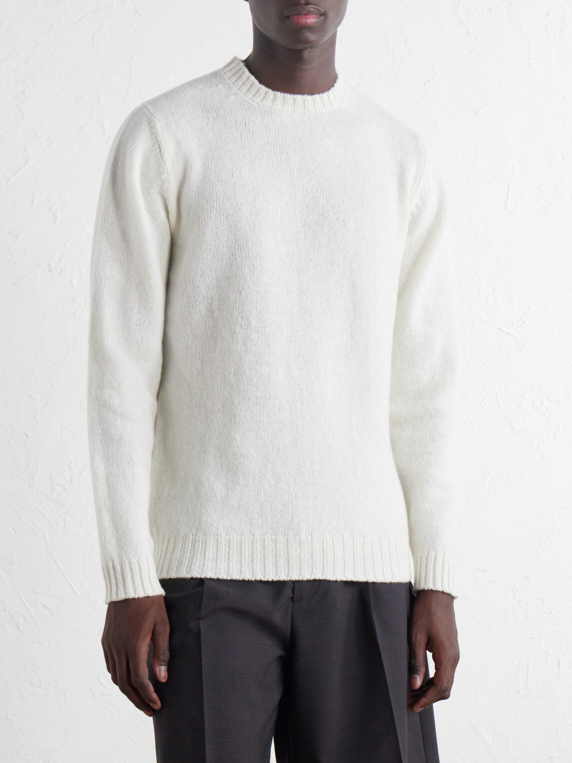William Lockie - Aryan Wool Sweater - Neutrals