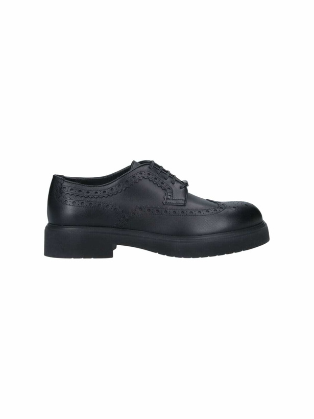 Photo: Ferragamo Logo Derby Shoes