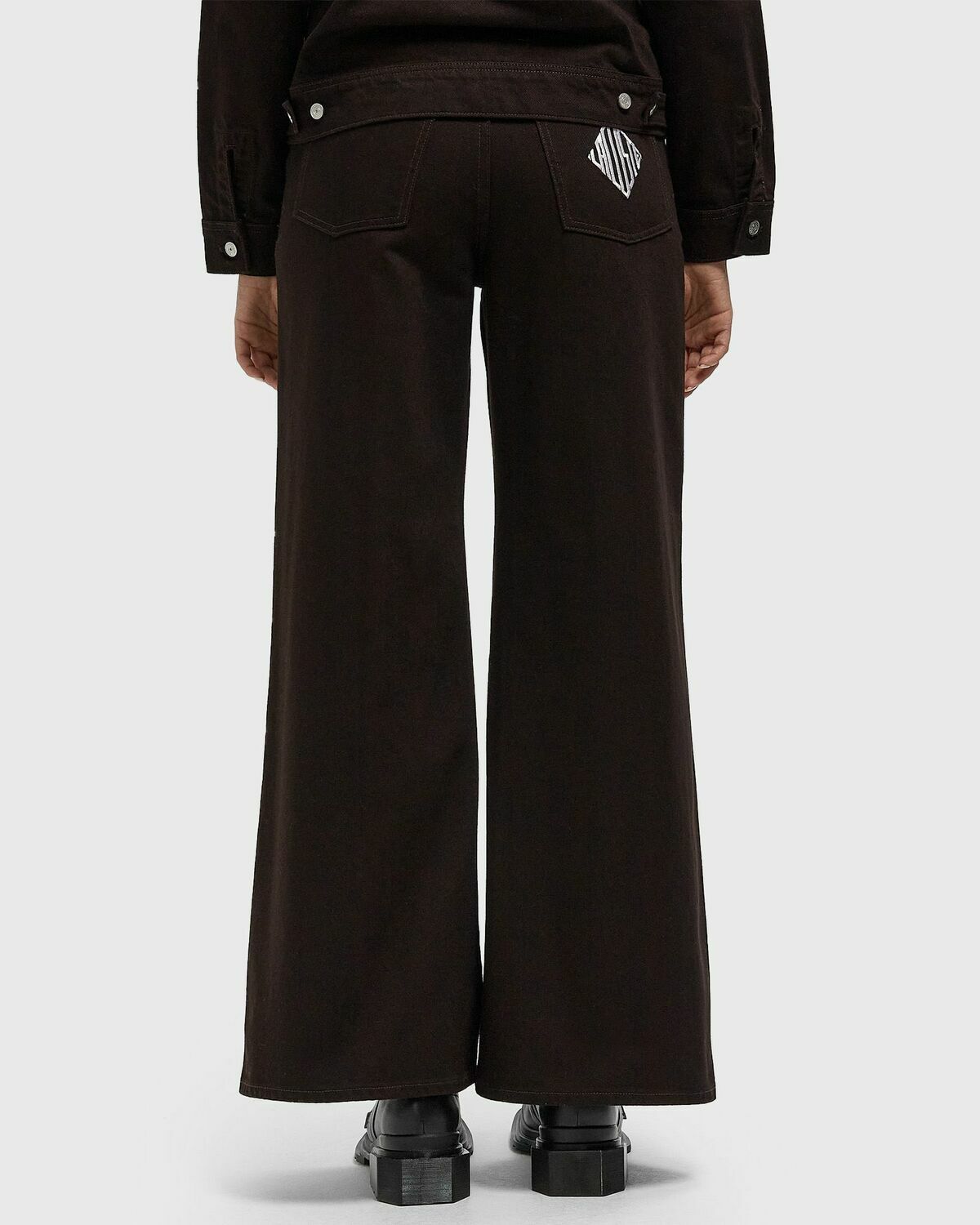 Lacoste TROUSERS Brown Womens Casual Pant