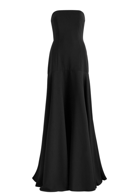 Photo: Odd Muse Ultimate Muse Strapless Twill Maxi Dress Black
