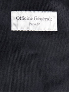 OFFICINE GÉNÉRALE - Slim-Fit Unstructured Cotton-Blend Corduroy Blazer - Blue