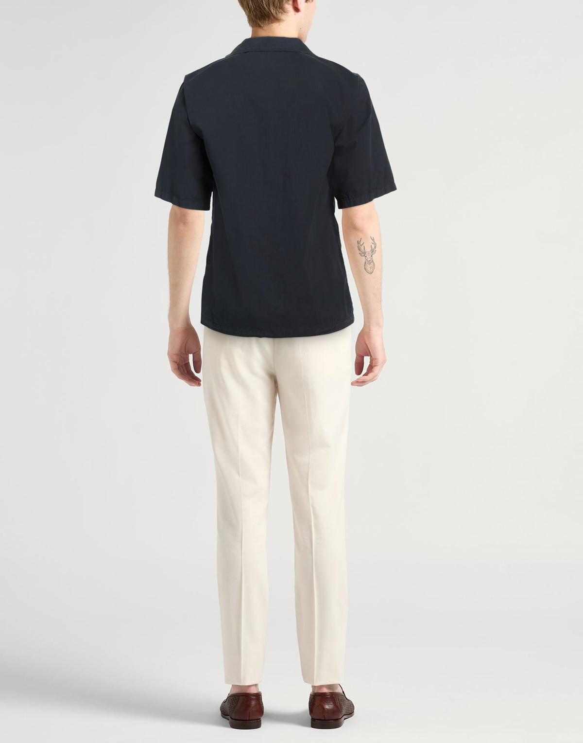 Aspesi Mens Shirt Midnight in Blue
