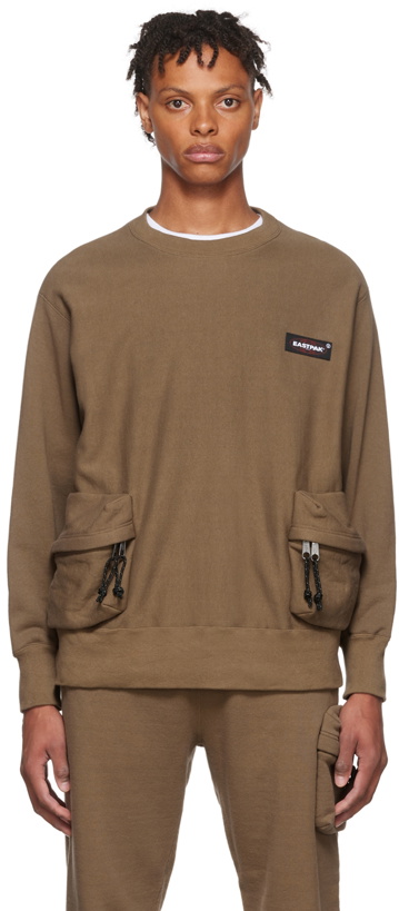 Photo: Undercover Brown Eastpak Edition Sweatshirt