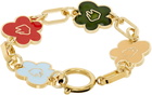 IN GOLD WE TRUST PARIS Gold Flower Bracelet
