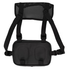1017 ALYX 9SM Black Leather New Mini Chest Rig Pouch