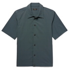 Theory - Gavin Slim-Fit Printed Stretch-Shell Shirt - Blue