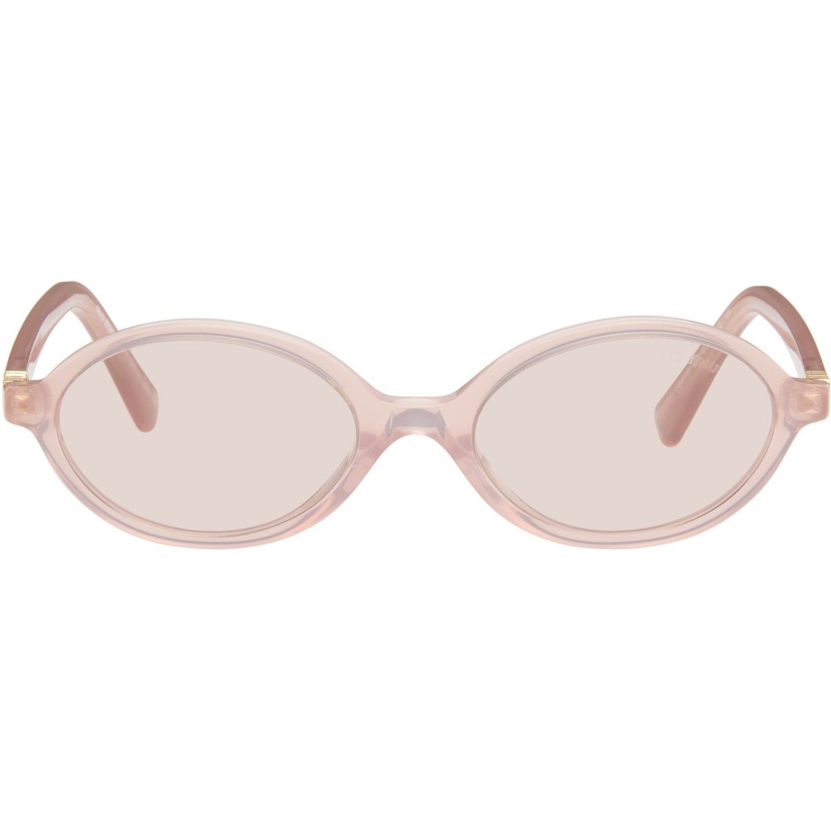 Miu Miu Eyewear Pink Miu Regard Sunglasses