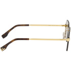 Fendi Gold Fendi Sky Sunglasses