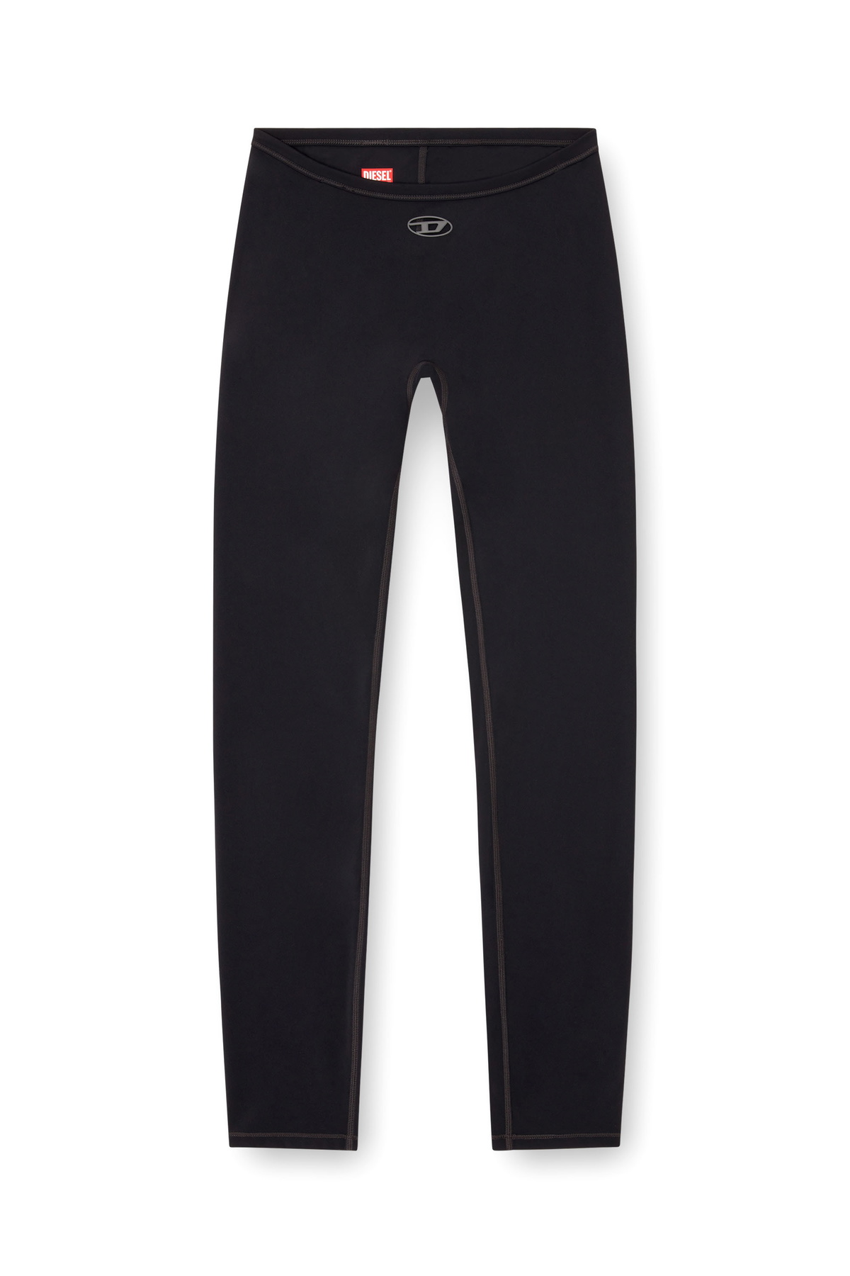 Diesel Stretch Nylon leggings - Pants Womens in Black