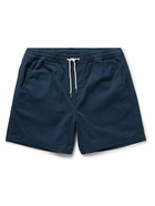 NN07 - Gregor Straight-Leg TENCEL™ Lyocell and LENZING™ ECOVERO™-Blend Twill Drawstring Shorts - Blue