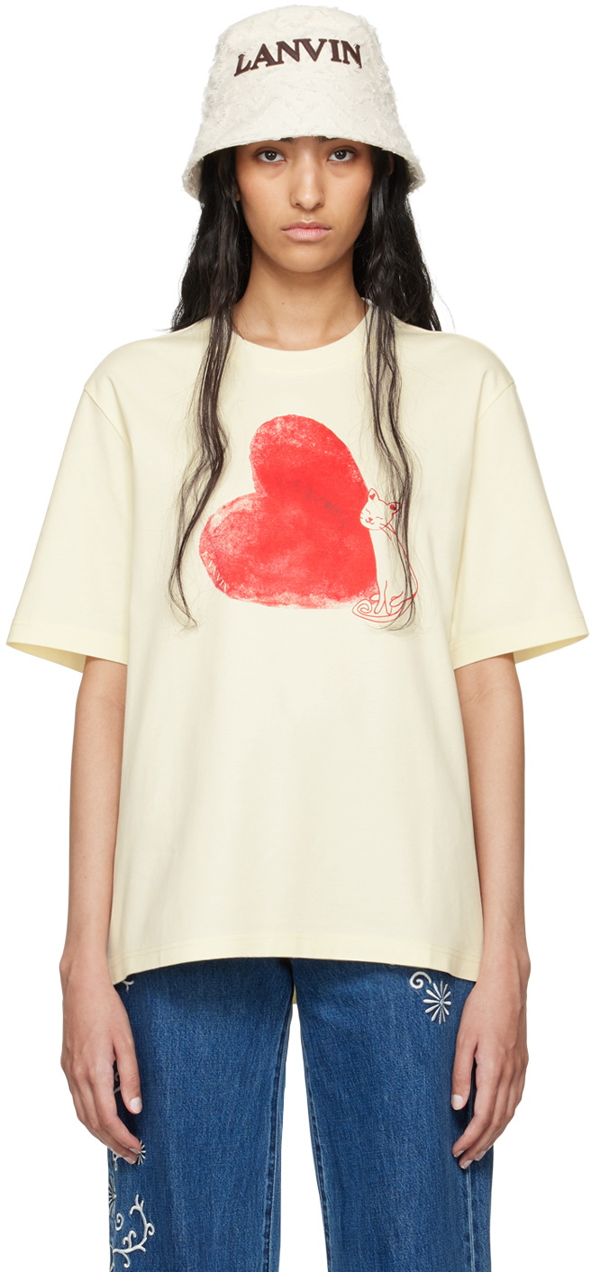 Lanvin Yellow Qixi T-Shirt