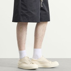 Rick Owens Men's Leather Vintage Sneaks in Milk/Milk/Milk