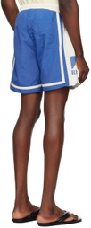 Rhude Blue & Off-White Moonlight Shorts