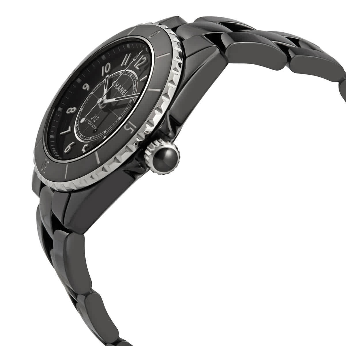 Chanel J12 Black Dial Ladies Watch H5697