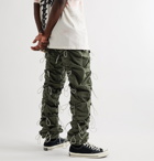 99%IS- - Gobchang Tapered Stretch-Shell Drawstring Trousers - Green