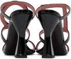 Les Petits Joueurs Black Hoya Heeled Sandals