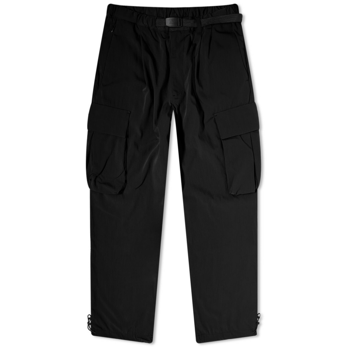 Gramicci Men's x F/CE. Technical Cargo Wide Pant in Black Gramicci